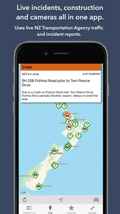 NZ Roads Traffic & Cameras iPhone image 1