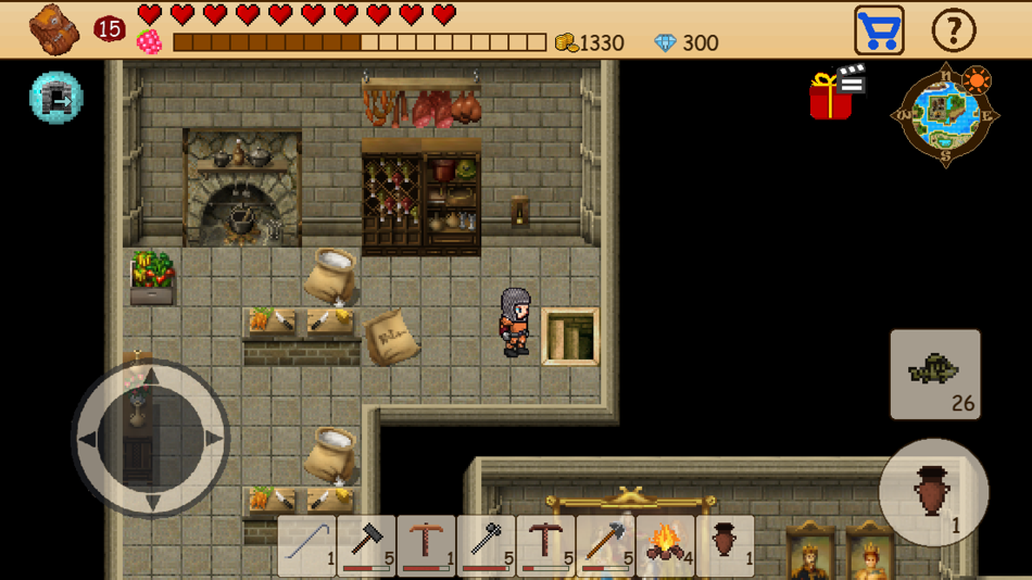 #3. Survival RPG: Open World Pixel (iOS) Bởi: Bew Games inc.