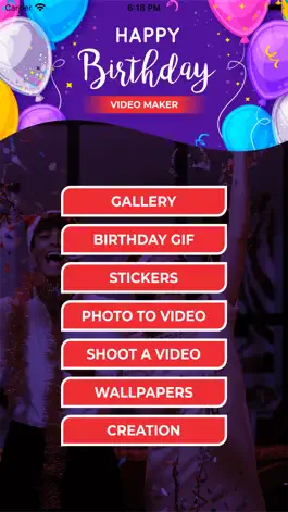 Game screenshot Happy Birthday Video Maker apk