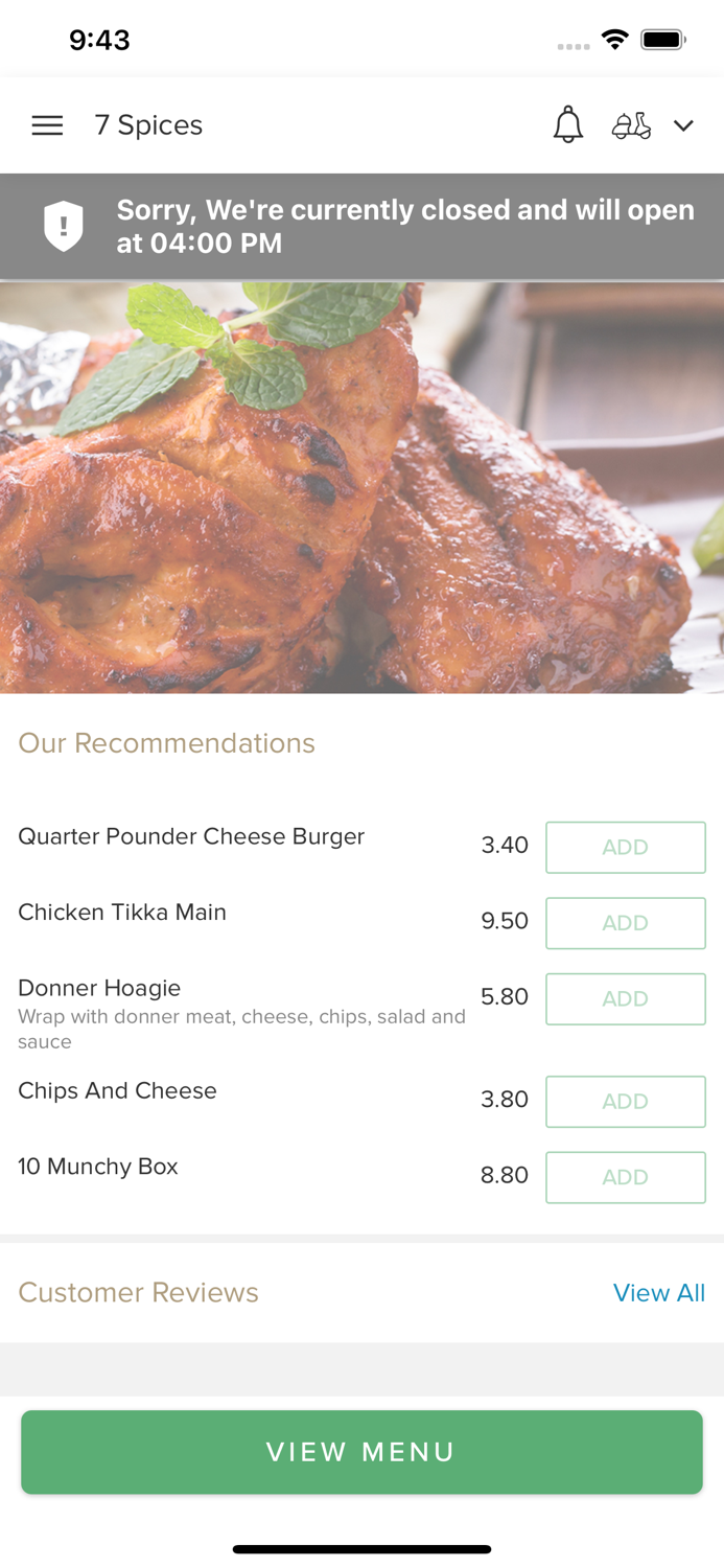 Seven Spices Newmains