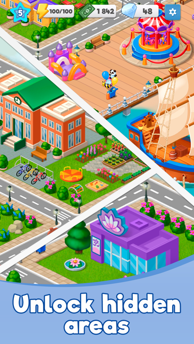 Riverside Merge - Build a City Screenshot