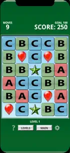 Alphabet Letter Match 3 Fun screenshot #1 for iPhone