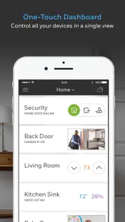 resideo - smart home iphone screenshot 2