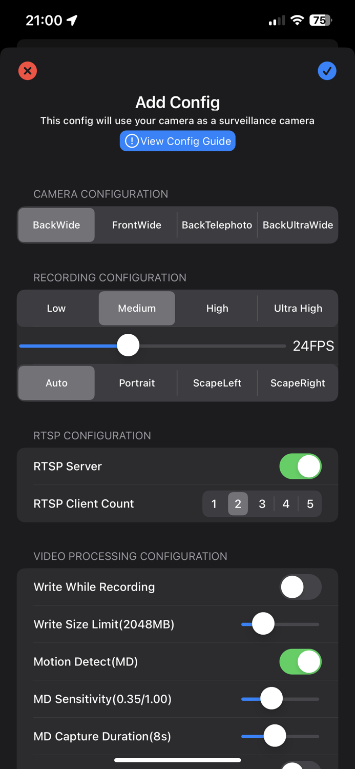 Webcam - Surveillance camera