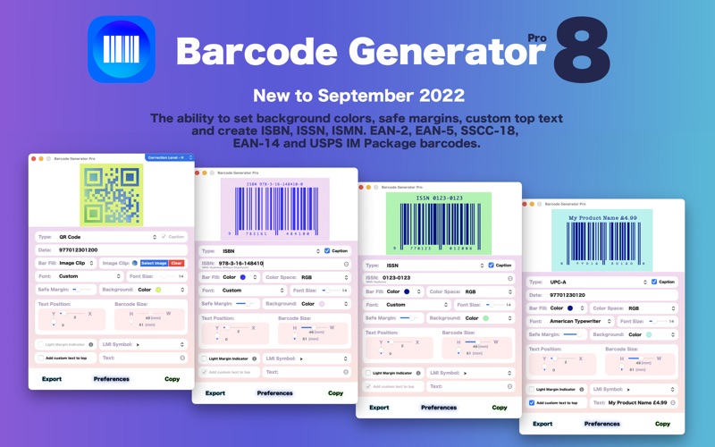 Screenshot #2 for Barcode Generator Pro 8