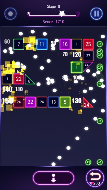 Bricks Breaker Hit - Glow Ball