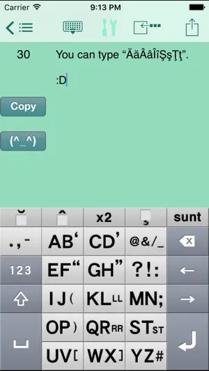 AEI Keyboard Note Rumanian screenshot 1