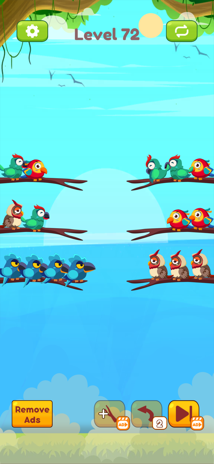 Bird Sort Puzzle-Pop Sort Game