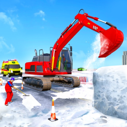 Snow Excavator Rescue Truck icon