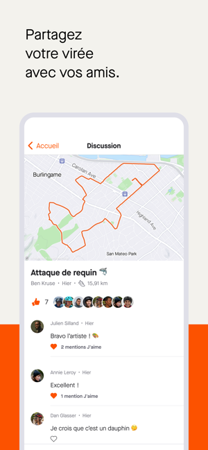 ‎Strava : course, vélo, rando Capture d'écran