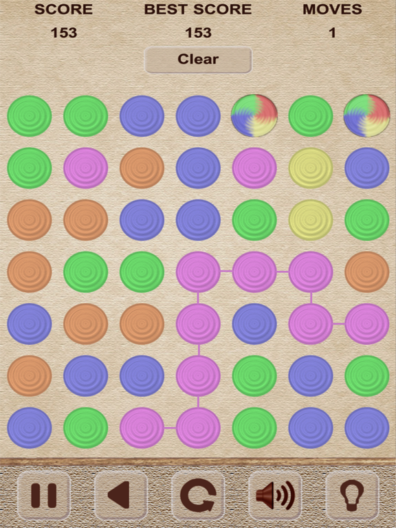 Color Bubbles in line iPad screenshot