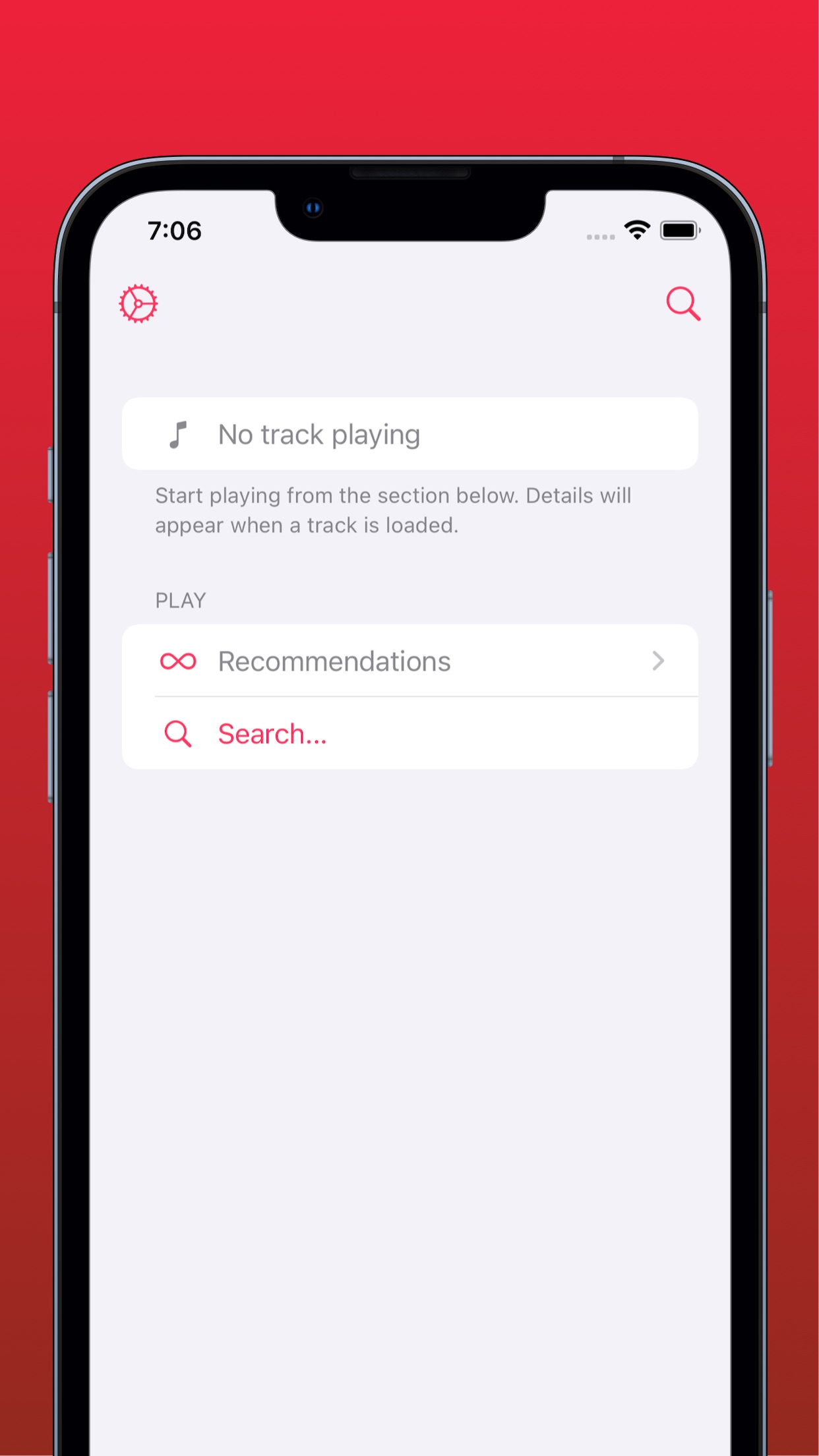 Screenshot do app Looking Glass - Music Remote
