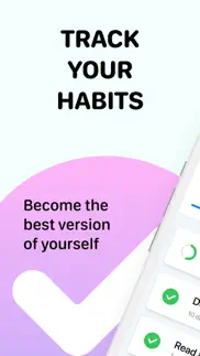 habits of health－daily tracker iphone screenshot 1