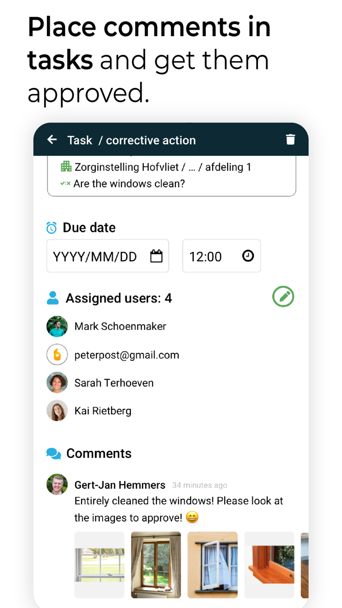 Inspection checklist audit app