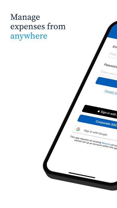 Nexonia Expenses Screenshot