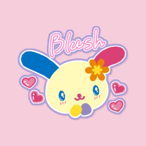 Cute Rabbit Girly Stickers icon