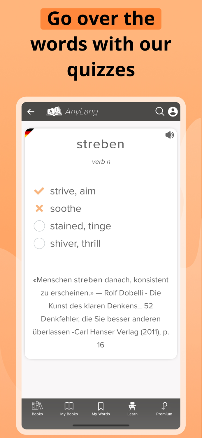 AnyLang Read watch and learn