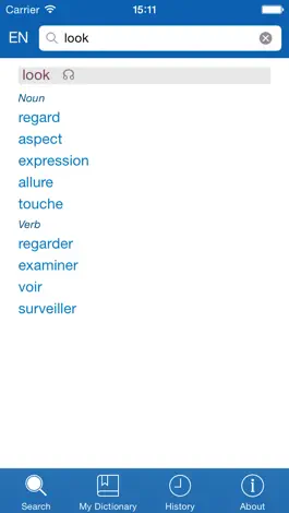 Game screenshot French−English dictionary apk