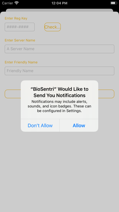 BioSentri Screenshot