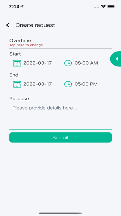 Pocket HR App Screenshot
