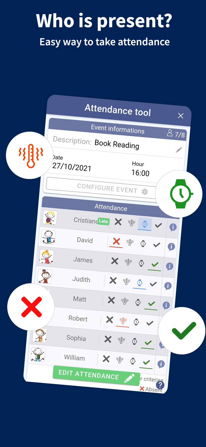 Attendy - Attendance register