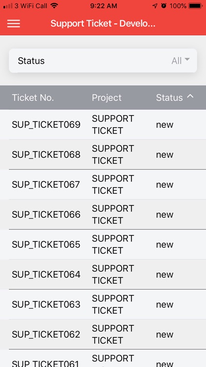 Support Ticket - Developer