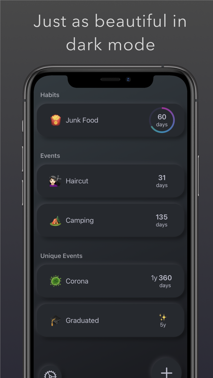Since - Event and Habit tracker