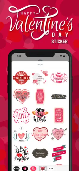 Game screenshot Valentine's Day Love Emojis hack