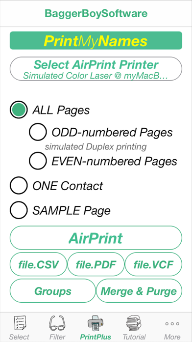 PrintMyNames Screenshot