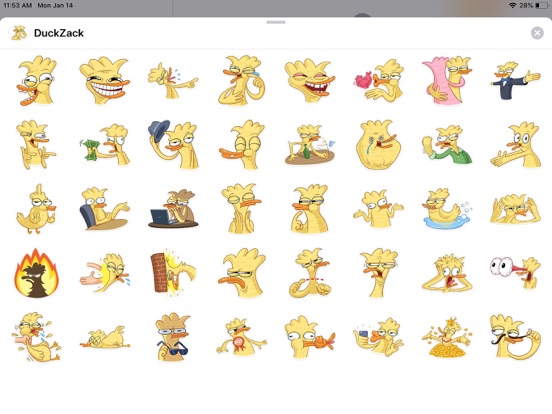 Screenshot #4 pour Duck Cute Pun Funny Stickers