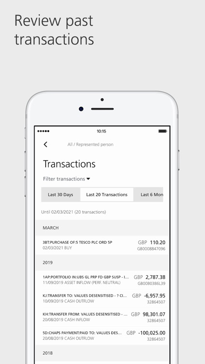 UBS WMUK: Mobile Banking screenshot-5