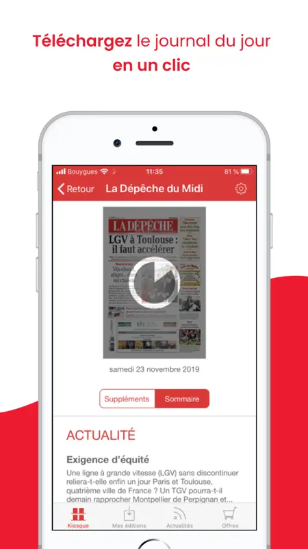 La Dépêche - Premium screenshot 3 of 7