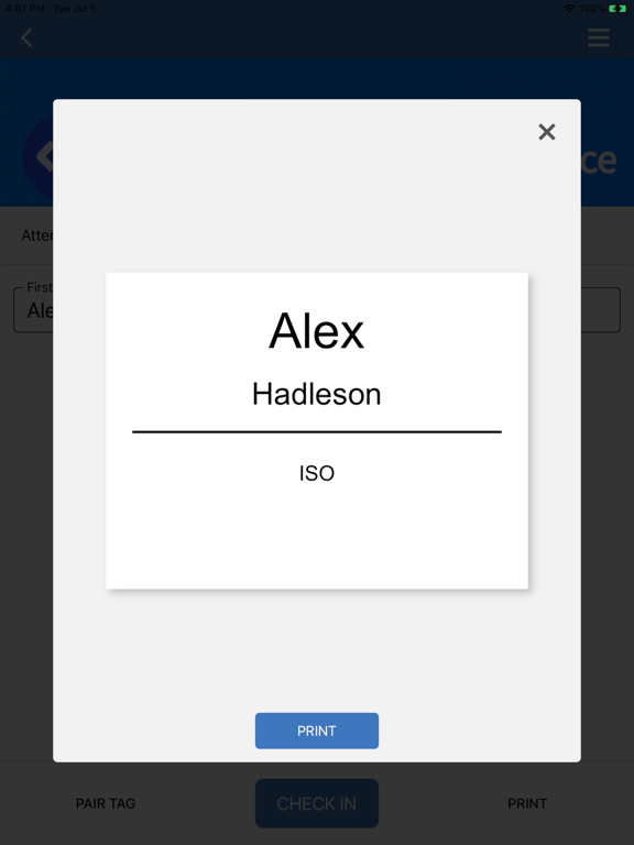 Screenshot #6 pour Eventfinity Check In