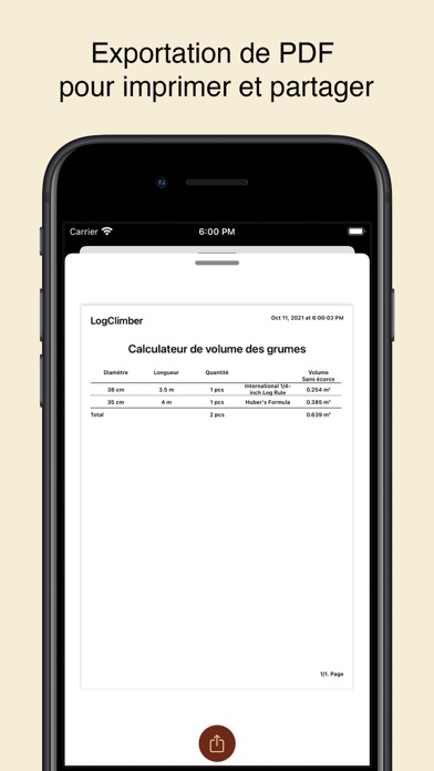 Screenshot #3 pour LogClimber - Calculateur