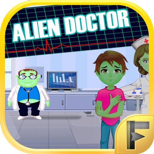 Crazy Space Alien Heart Doctor icon