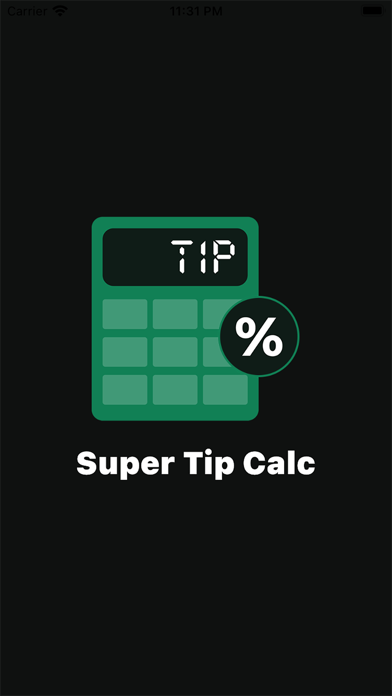 Tip Calc: Super Tip Calculator Screenshot