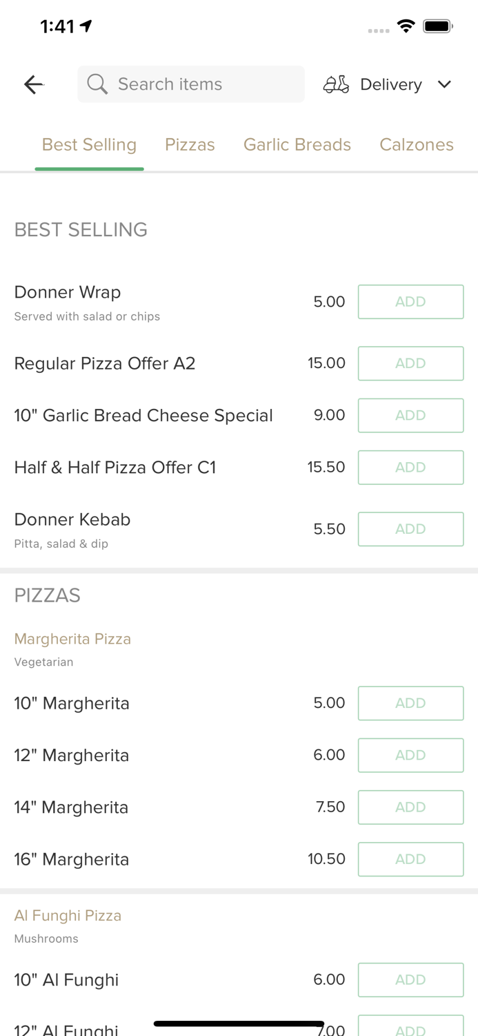 Bellissimo Pizza and Grill