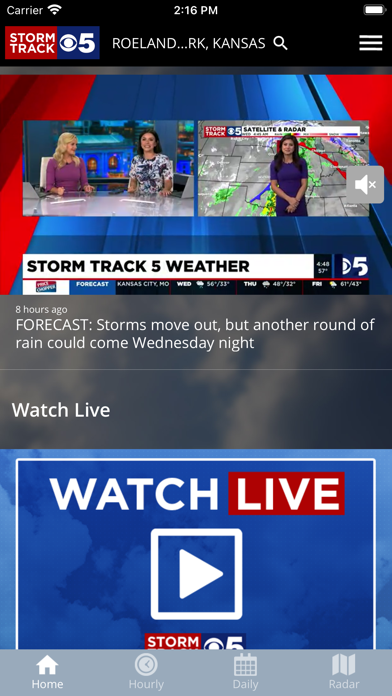 KCTV5 First Warn 5 Weather screenshot 2