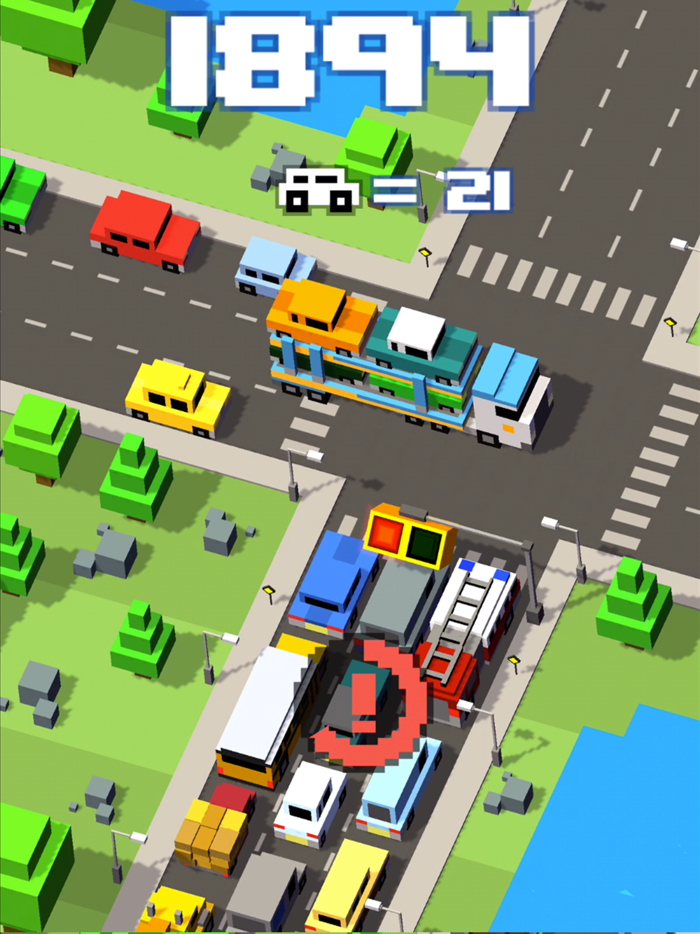 Crossy Crash Traffic Panic