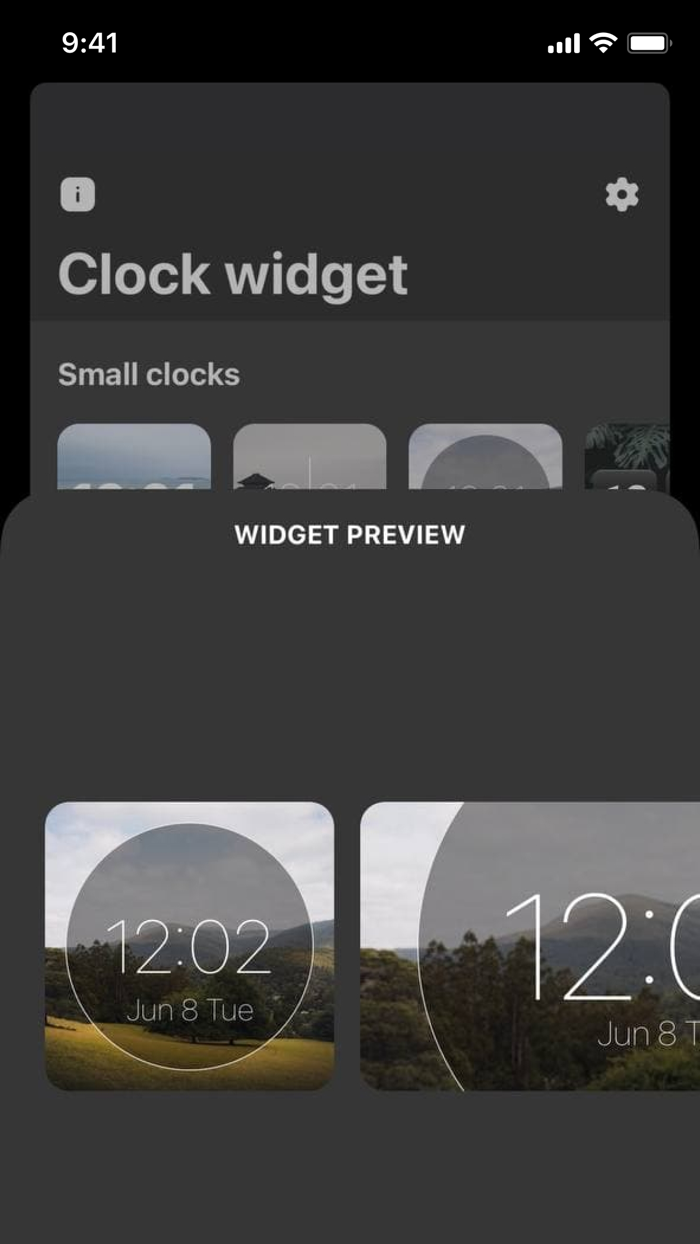 Clock Widget for Home Screen 