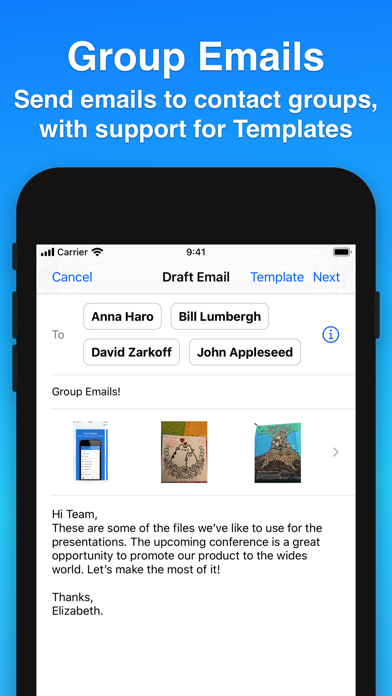 Contacts Journal CRM Screenshot