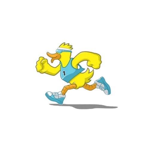 Duckling Athlete Stickers icon
