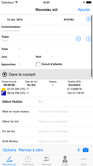 Screenshot #1 pour MyFlightbook
