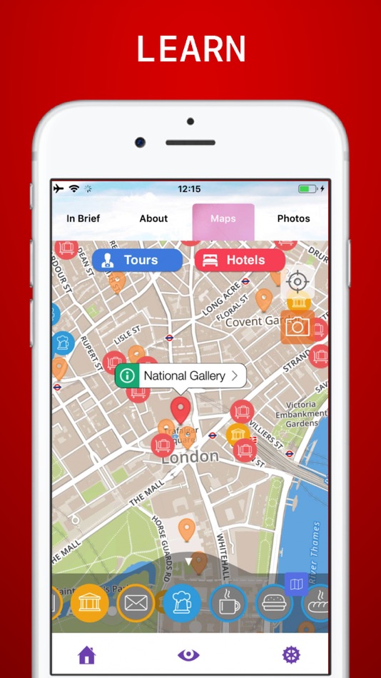 #4. London Travel Guide with Map (iOS) Podle: Jorge Herlein