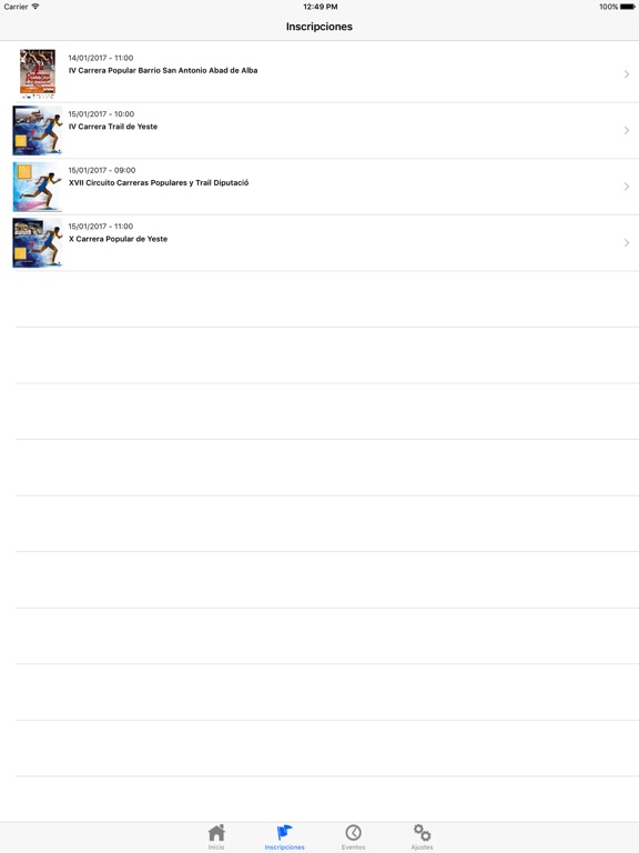 Screenshot #5 pour Inscripciones Web