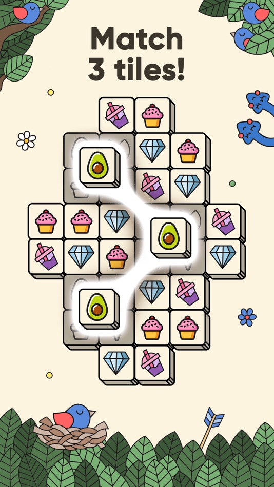 #1. 3 Tiles: Connect Tile Matching (iOS) 게시자: APPSYOULOVE LTD