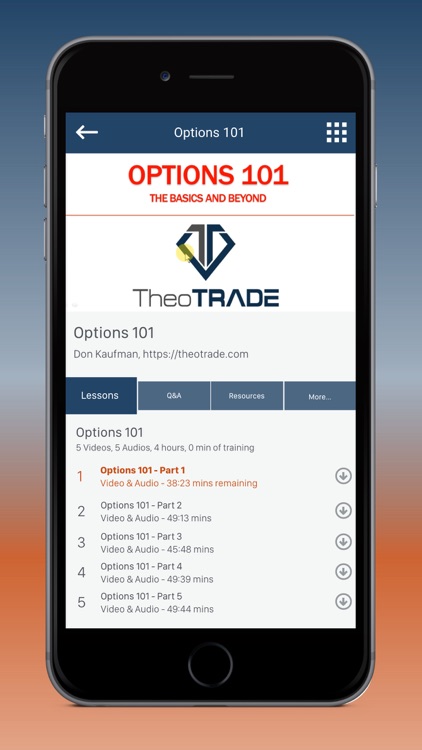 TheoTRADE Mobile