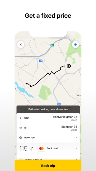 Umeå Taxi screenshot 2