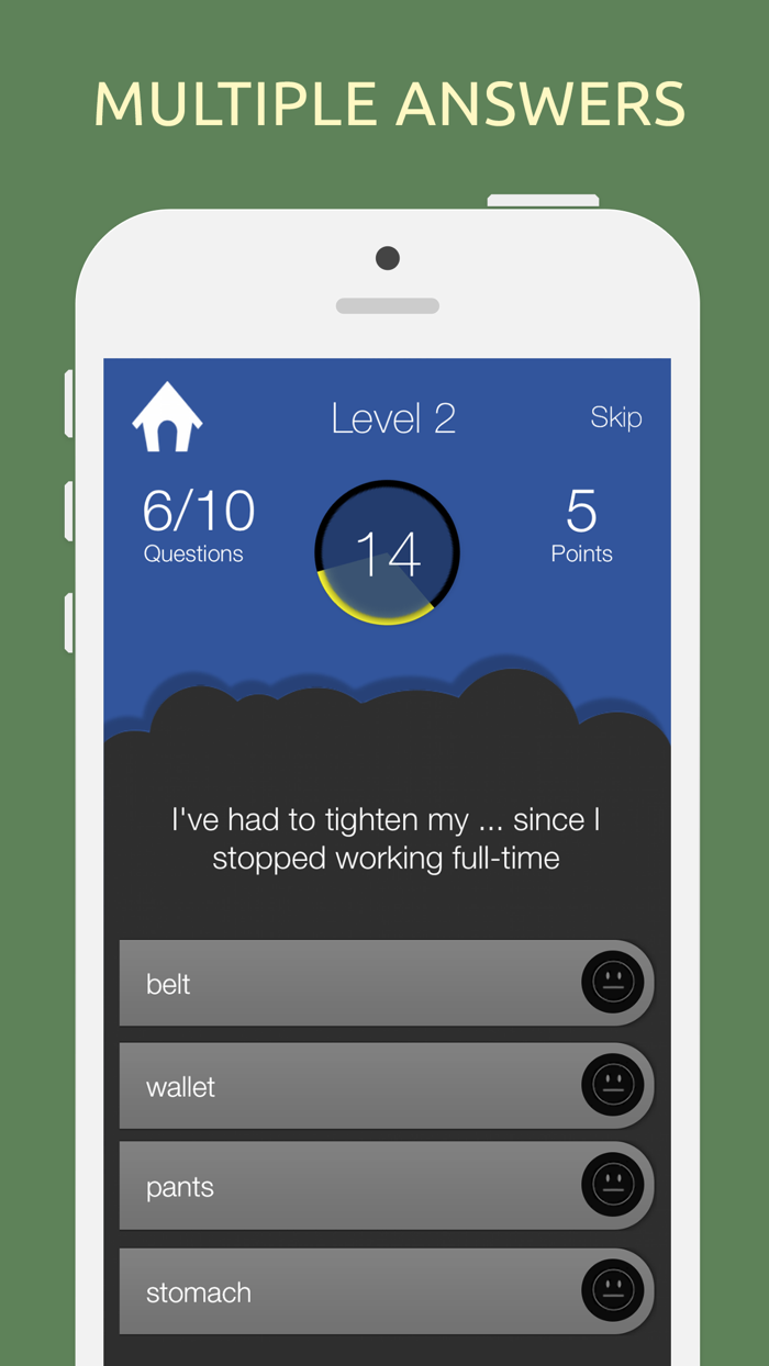 English Idioms Quiz Test Game