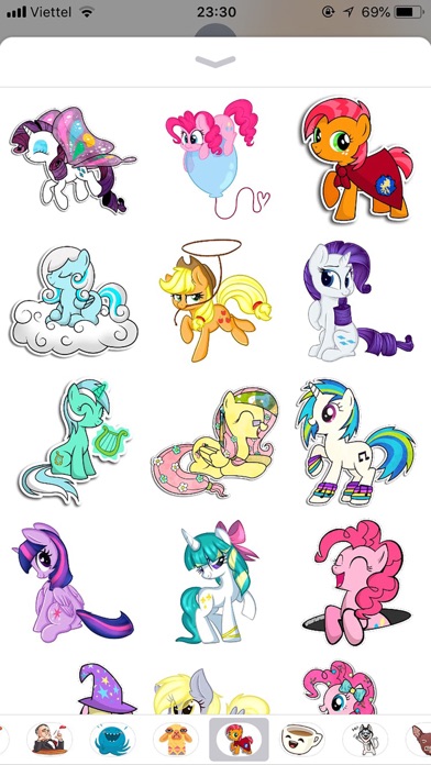 Pony Cute Funny Stickers Screenshot